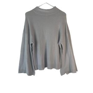 BP Nordstrom Women's Size Small Gray Bell Sleeves‎ Sweater